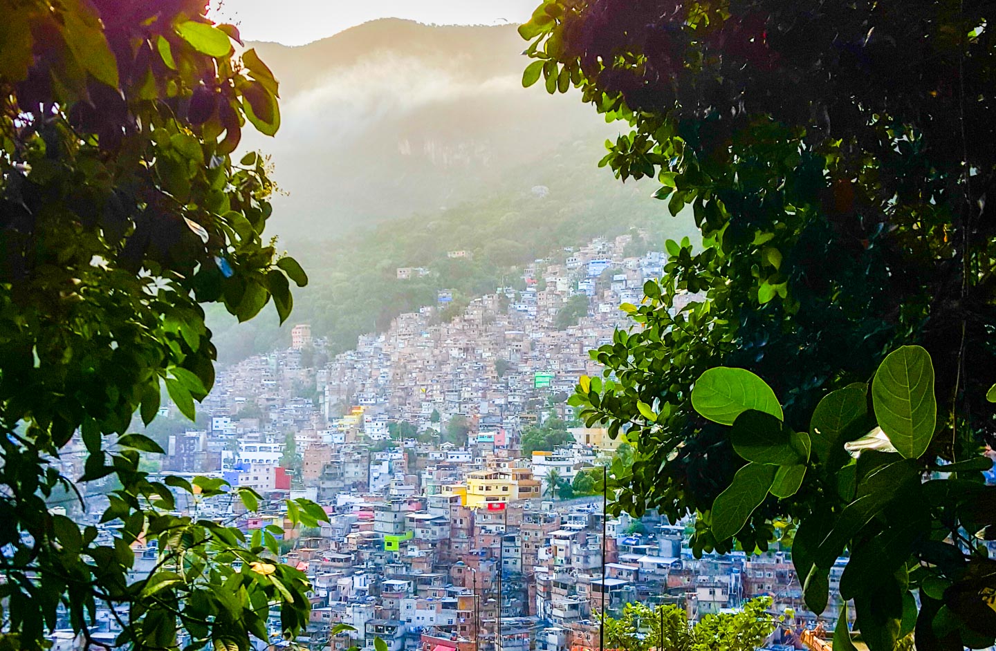 Rocinha-favelaen i Rio de Janeiro