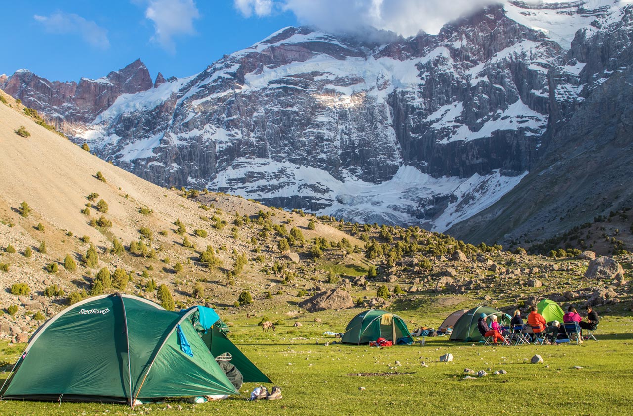 Camping Fannfjellene Tadsjikistan