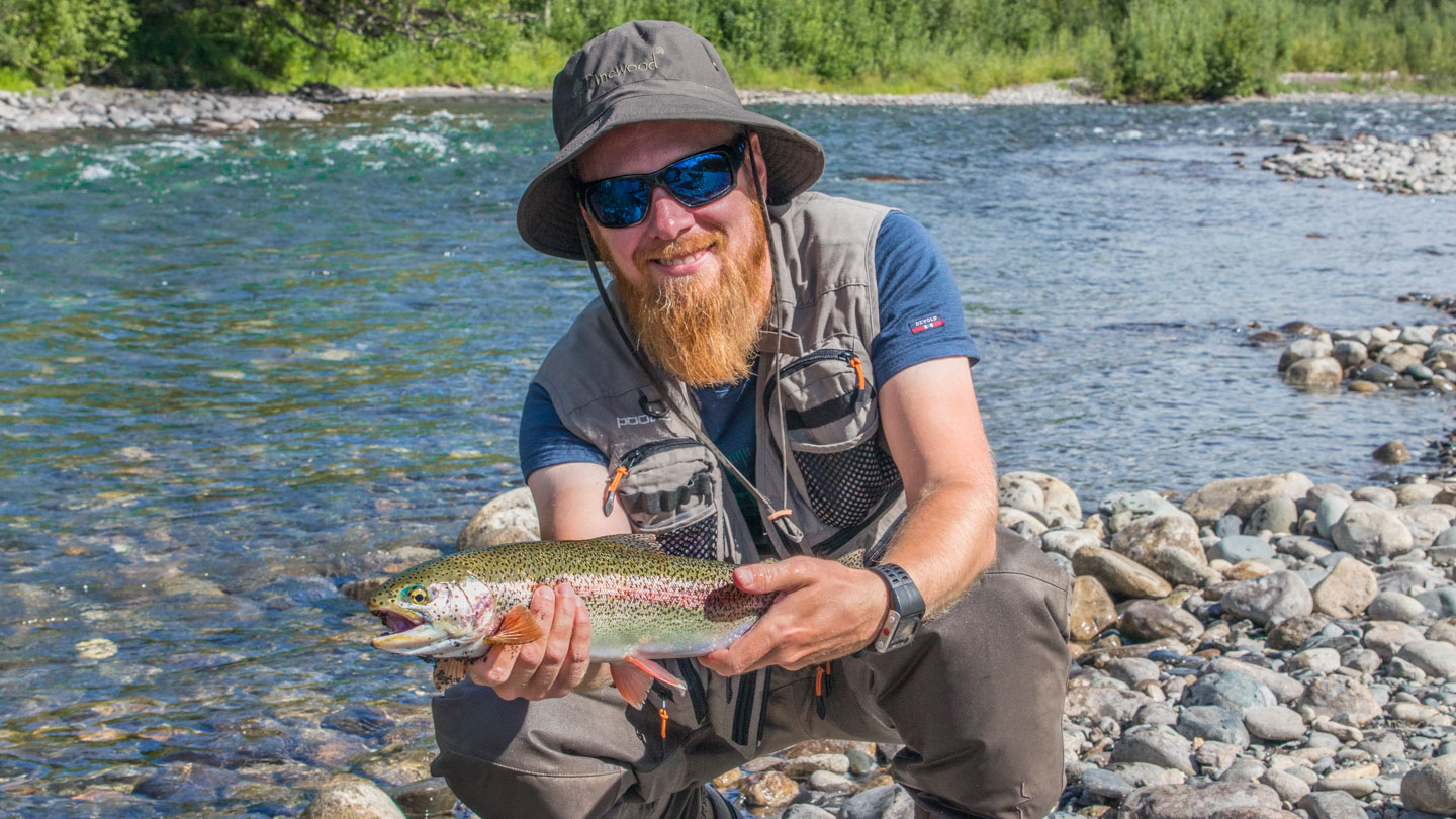 Anders Hakstun regnbueørret Alaska